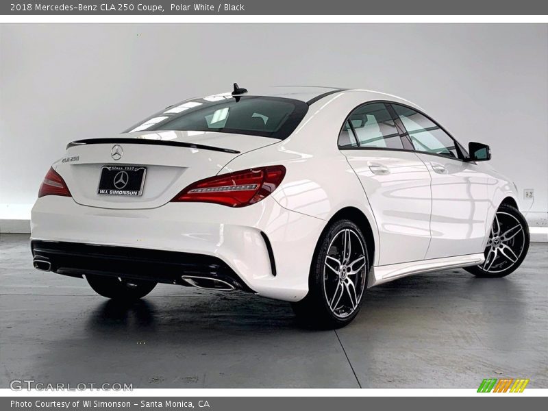 Polar White / Black 2018 Mercedes-Benz CLA 250 Coupe