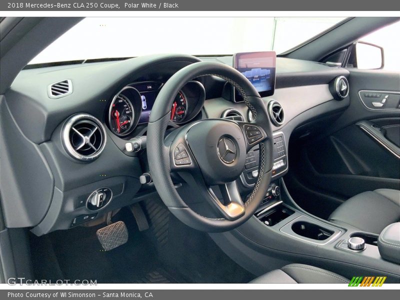 Polar White / Black 2018 Mercedes-Benz CLA 250 Coupe