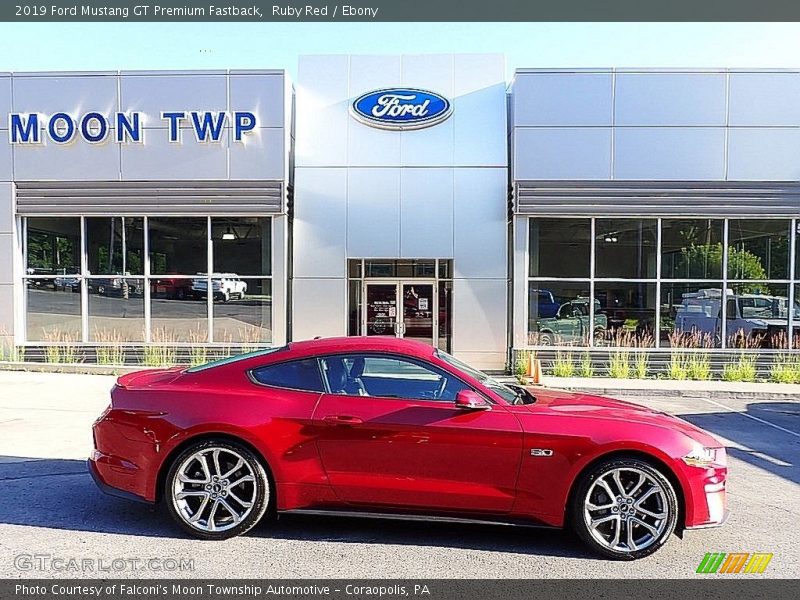 Ruby Red / Ebony 2019 Ford Mustang GT Premium Fastback