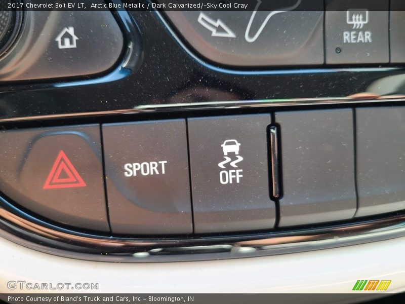 Arctic Blue Metallic / Dark Galvanized/­Sky Cool Gray 2017 Chevrolet Bolt EV LT