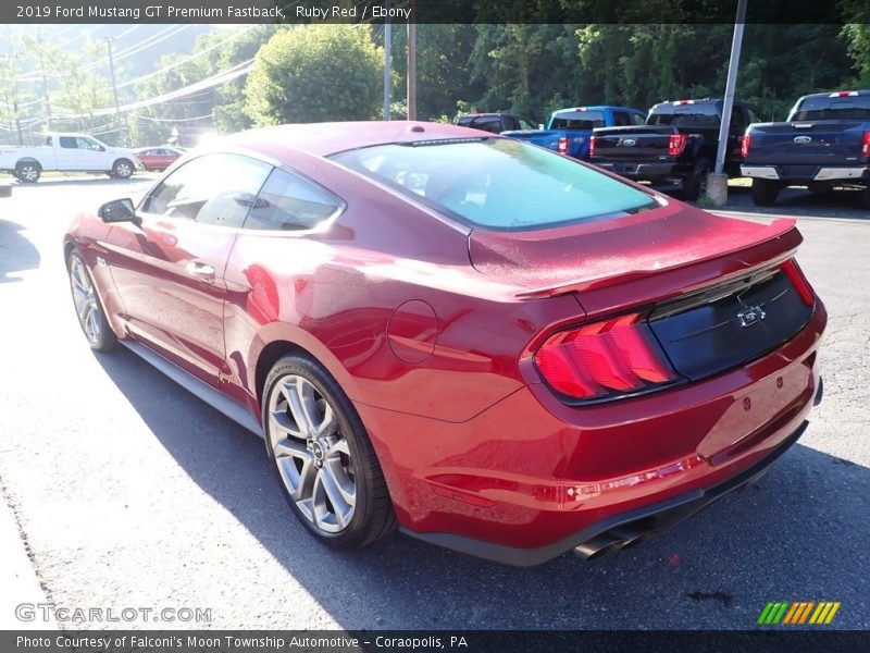 Ruby Red / Ebony 2019 Ford Mustang GT Premium Fastback