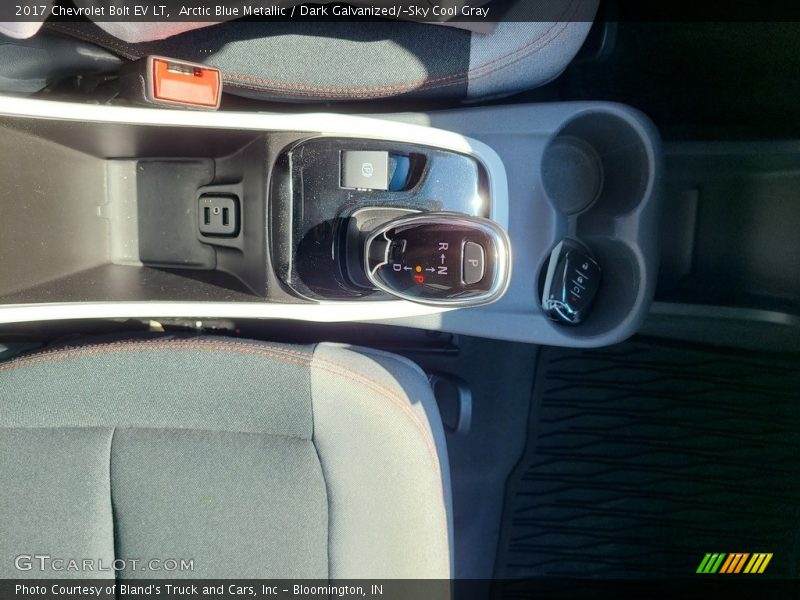 Arctic Blue Metallic / Dark Galvanized/­Sky Cool Gray 2017 Chevrolet Bolt EV LT