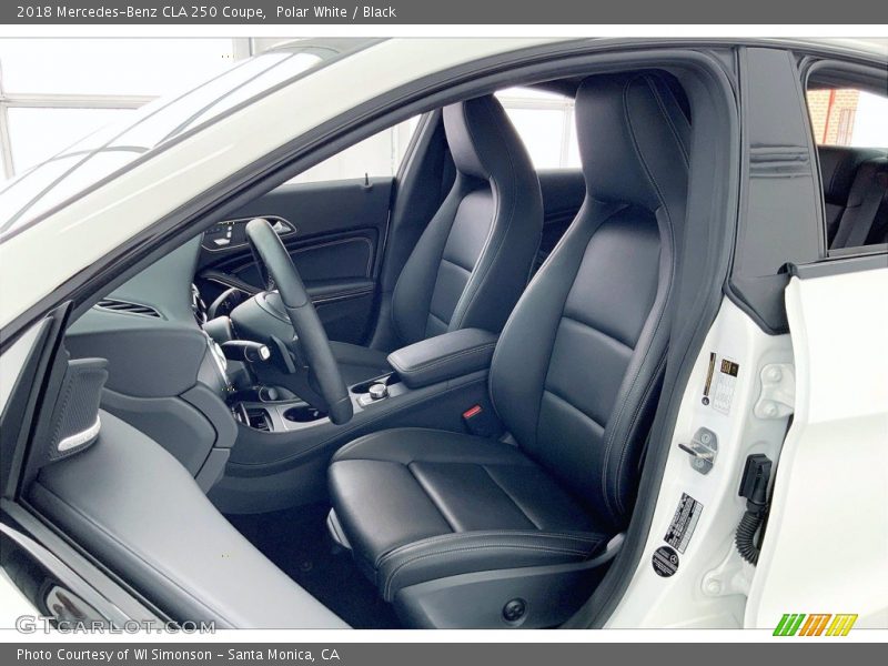 Polar White / Black 2018 Mercedes-Benz CLA 250 Coupe