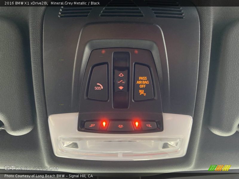 Mineral Grey Metallic / Black 2016 BMW X1 xDrive28i