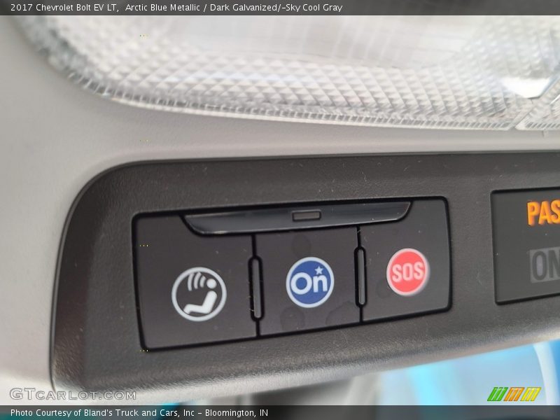Arctic Blue Metallic / Dark Galvanized/­Sky Cool Gray 2017 Chevrolet Bolt EV LT