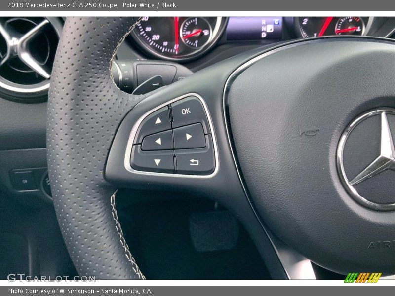 Polar White / Black 2018 Mercedes-Benz CLA 250 Coupe
