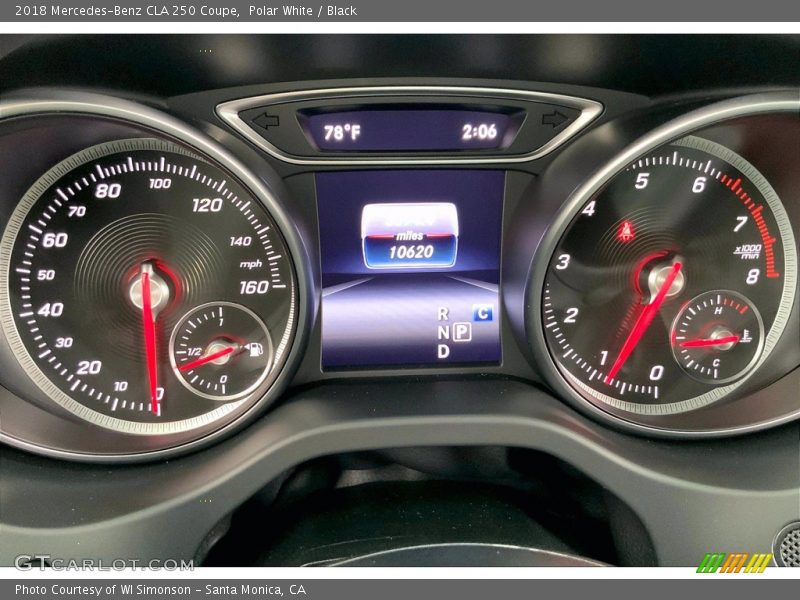 Polar White / Black 2018 Mercedes-Benz CLA 250 Coupe