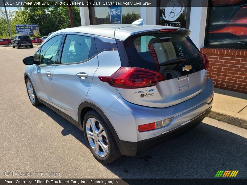 Arctic Blue Metallic / Dark Galvanized/­Sky Cool Gray 2017 Chevrolet Bolt EV LT