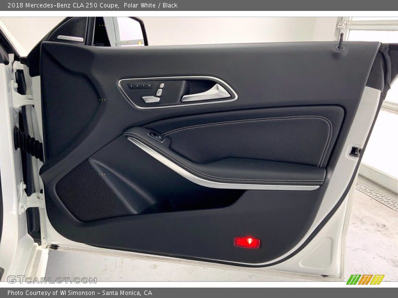 Polar White / Black 2018 Mercedes-Benz CLA 250 Coupe