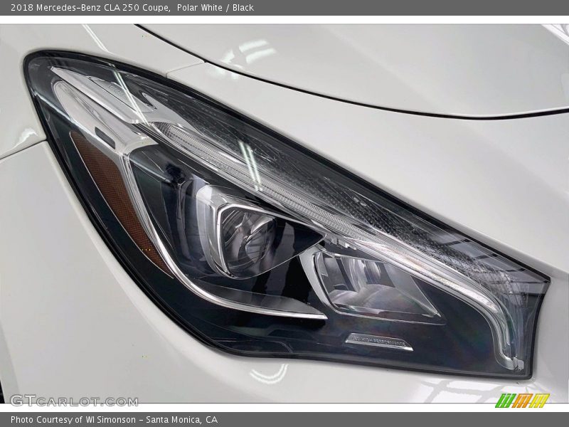 Polar White / Black 2018 Mercedes-Benz CLA 250 Coupe