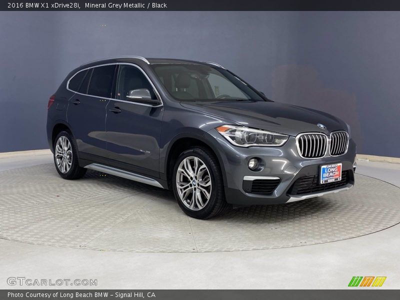 Mineral Grey Metallic / Black 2016 BMW X1 xDrive28i
