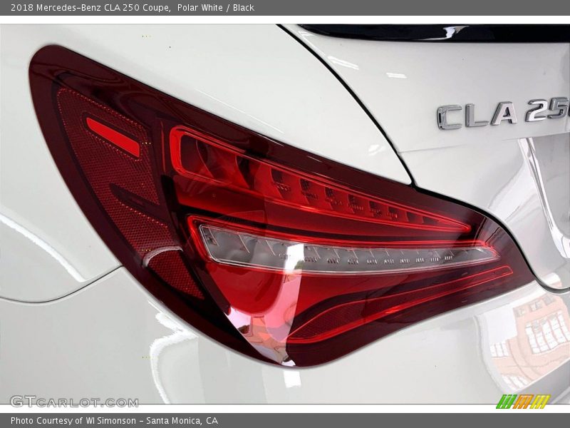 Polar White / Black 2018 Mercedes-Benz CLA 250 Coupe