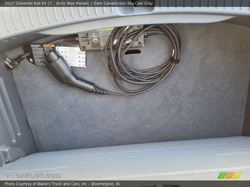 Arctic Blue Metallic / Dark Galvanized/­Sky Cool Gray 2017 Chevrolet Bolt EV LT