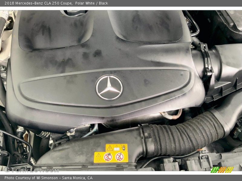 Polar White / Black 2018 Mercedes-Benz CLA 250 Coupe