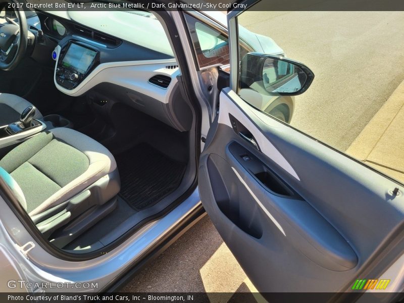 Arctic Blue Metallic / Dark Galvanized/­Sky Cool Gray 2017 Chevrolet Bolt EV LT