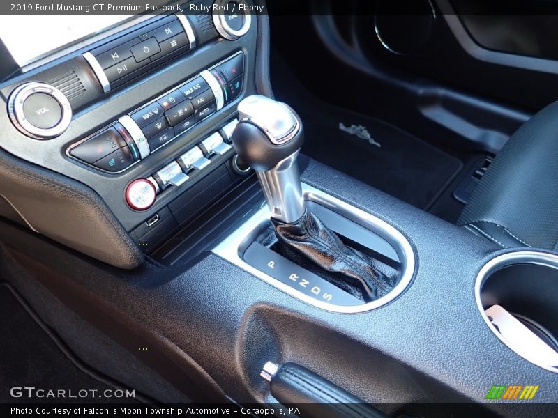  2019 Mustang GT Premium Fastback 10 Speed Automatic Shifter