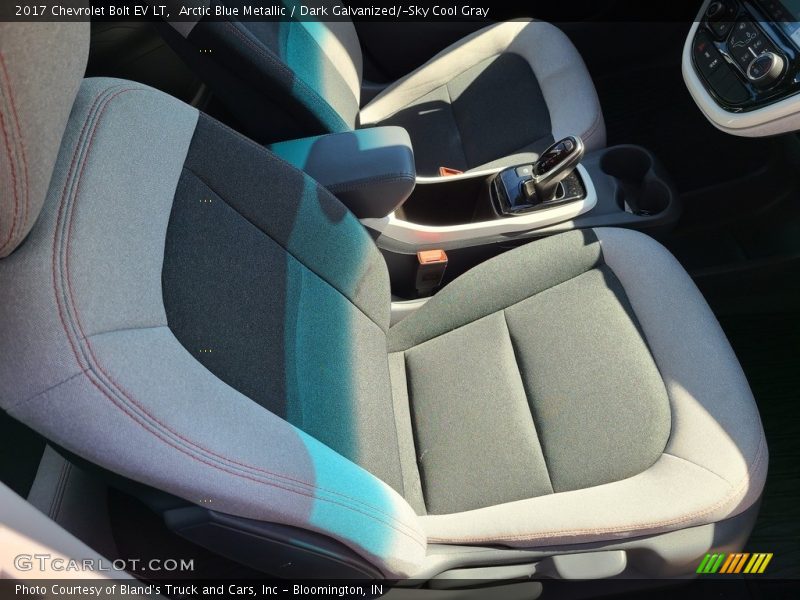 Arctic Blue Metallic / Dark Galvanized/­Sky Cool Gray 2017 Chevrolet Bolt EV LT
