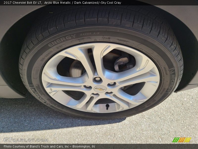 Arctic Blue Metallic / Dark Galvanized/­Sky Cool Gray 2017 Chevrolet Bolt EV LT