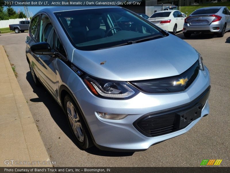 Arctic Blue Metallic / Dark Galvanized/­Sky Cool Gray 2017 Chevrolet Bolt EV LT