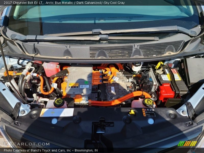 Arctic Blue Metallic / Dark Galvanized/­Sky Cool Gray 2017 Chevrolet Bolt EV LT