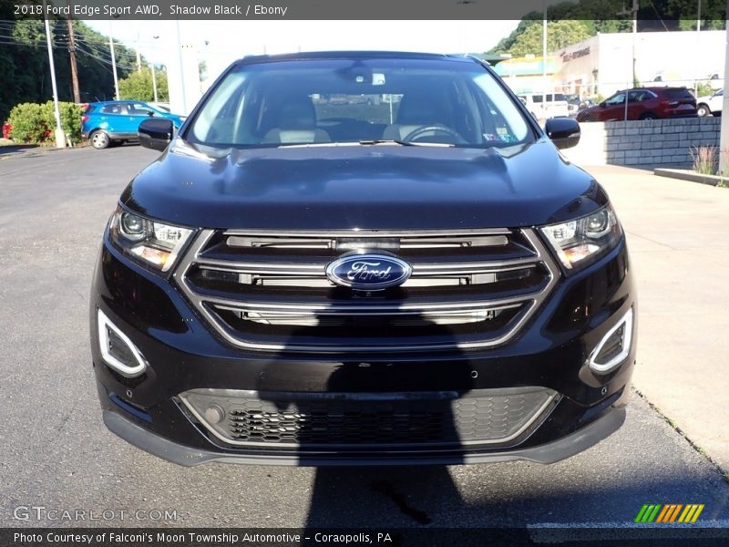 Shadow Black / Ebony 2018 Ford Edge Sport AWD