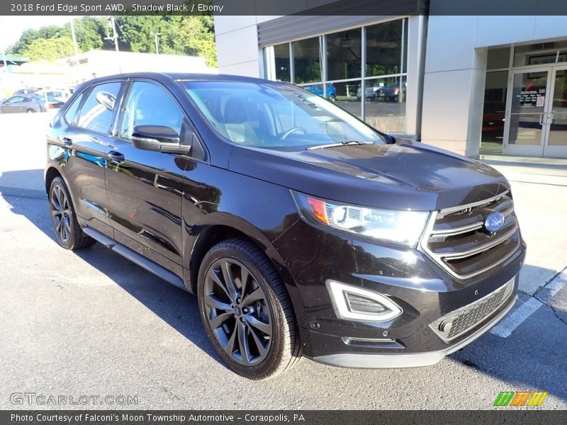 Shadow Black / Ebony 2018 Ford Edge Sport AWD