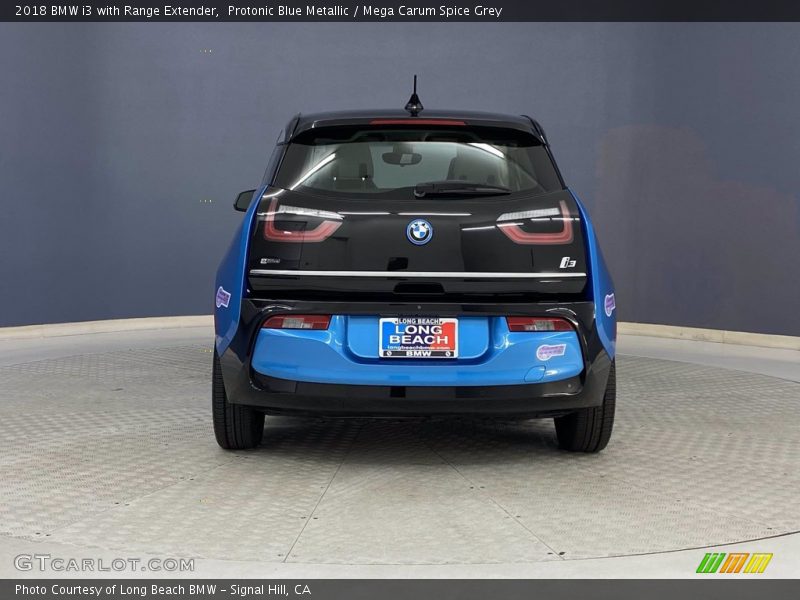 Protonic Blue Metallic / Mega Carum Spice Grey 2018 BMW i3 with Range Extender