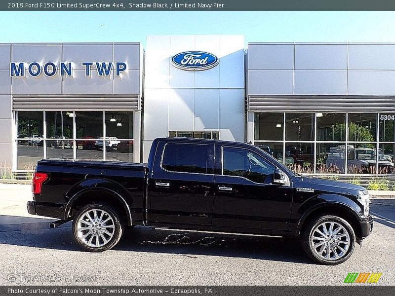 Shadow Black / Limited Navy Pier 2018 Ford F150 Limited SuperCrew 4x4