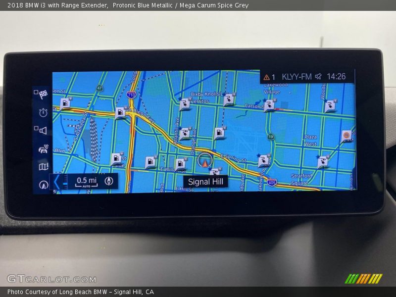 Protonic Blue Metallic / Mega Carum Spice Grey 2018 BMW i3 with Range Extender