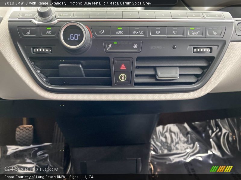 Protonic Blue Metallic / Mega Carum Spice Grey 2018 BMW i3 with Range Extender