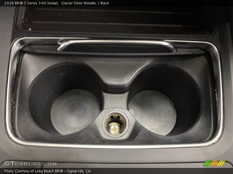 Glacier Silver Metallic / Black 2018 BMW 3 Series 340i Sedan