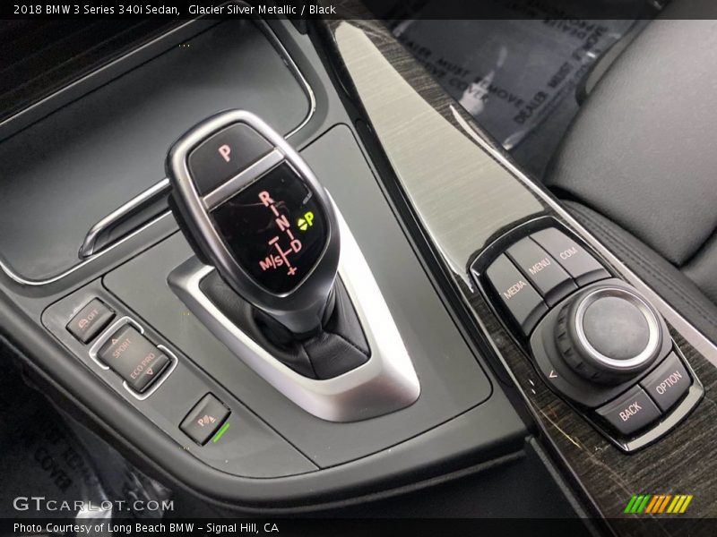 Glacier Silver Metallic / Black 2018 BMW 3 Series 340i Sedan