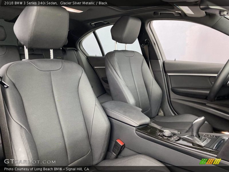Glacier Silver Metallic / Black 2018 BMW 3 Series 340i Sedan