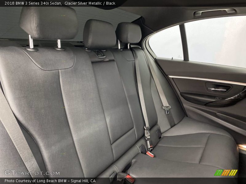Glacier Silver Metallic / Black 2018 BMW 3 Series 340i Sedan