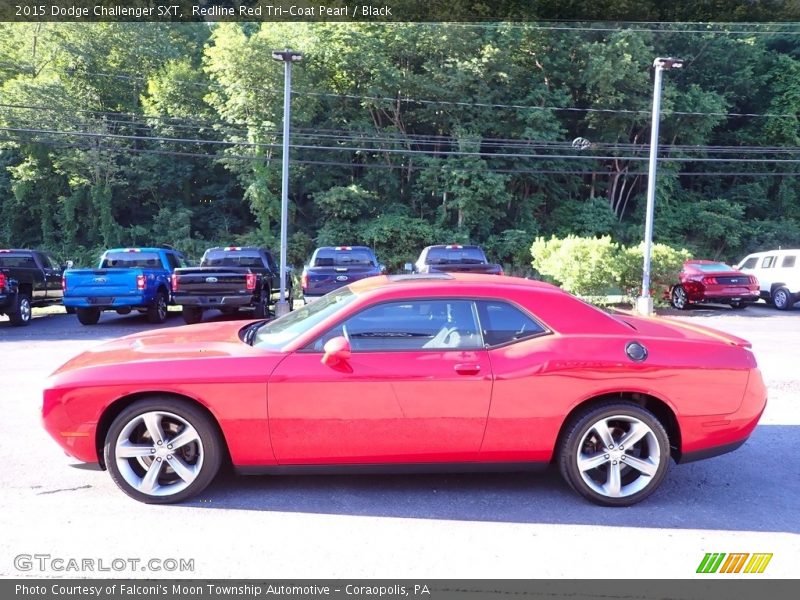 Redline Red Tri-Coat Pearl / Black 2015 Dodge Challenger SXT