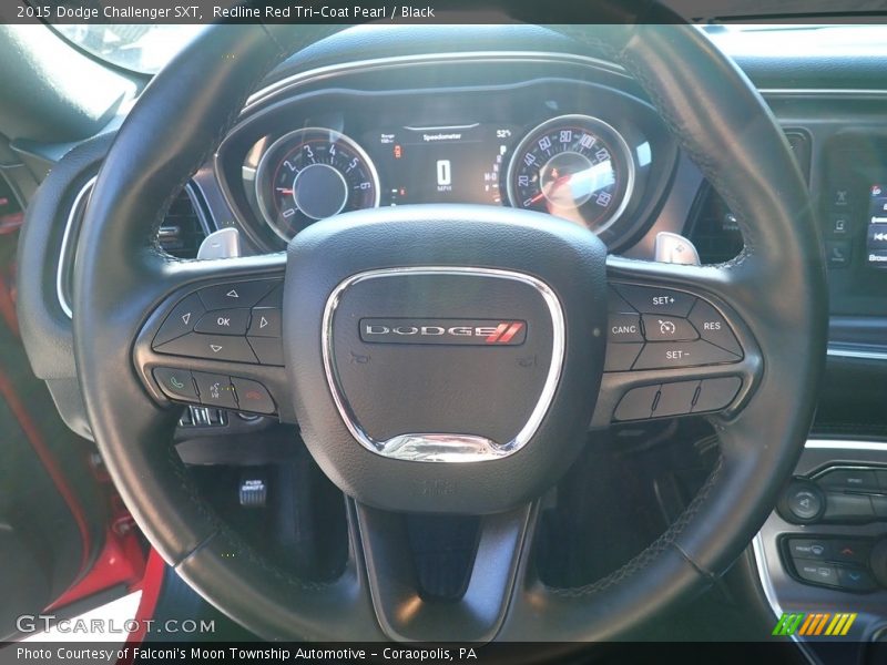 Redline Red Tri-Coat Pearl / Black 2015 Dodge Challenger SXT