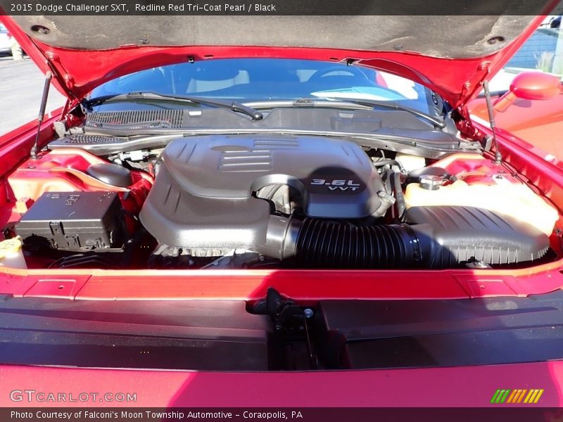 Redline Red Tri-Coat Pearl / Black 2015 Dodge Challenger SXT