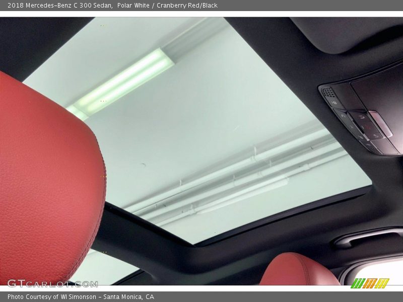 Sunroof of 2018 C 300 Sedan