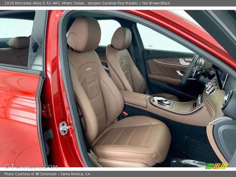 2018 E 43 AMG 4Matic Sedan Nut Brown/Black Interior