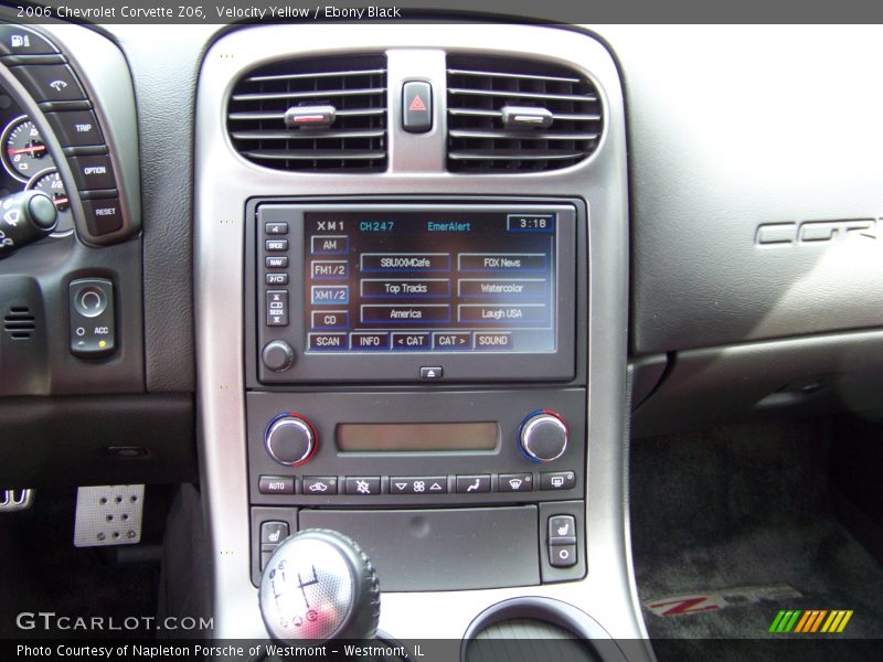 Velocity Yellow / Ebony Black 2006 Chevrolet Corvette Z06