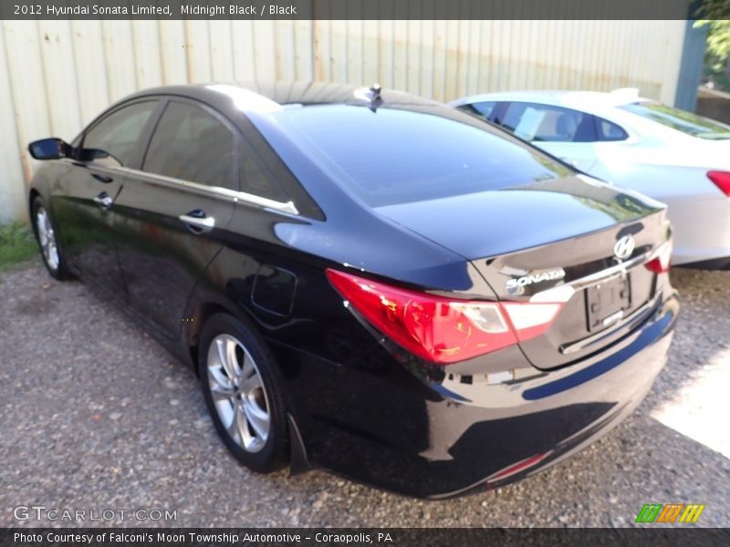 Midnight Black / Black 2012 Hyundai Sonata Limited