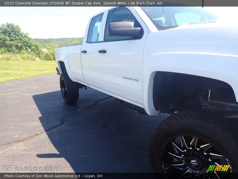 Summit White / Jet Black/Dark Ash 2015 Chevrolet Silverado 2500HD WT Double Cab 4x4