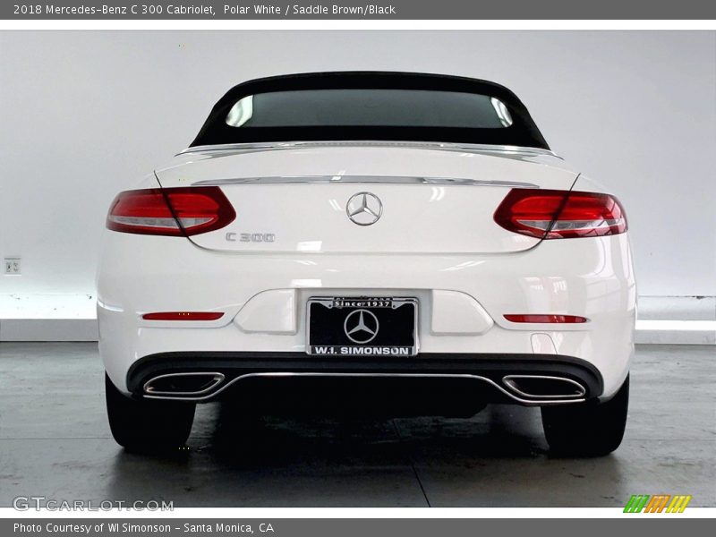 Polar White / Saddle Brown/Black 2018 Mercedes-Benz C 300 Cabriolet