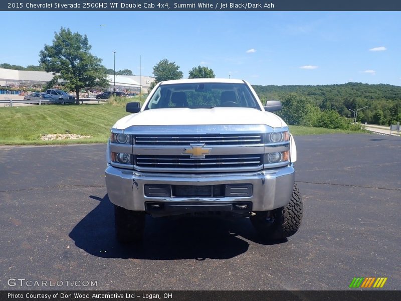 Summit White / Jet Black/Dark Ash 2015 Chevrolet Silverado 2500HD WT Double Cab 4x4