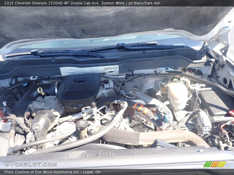 Summit White / Jet Black/Dark Ash 2015 Chevrolet Silverado 2500HD WT Double Cab 4x4