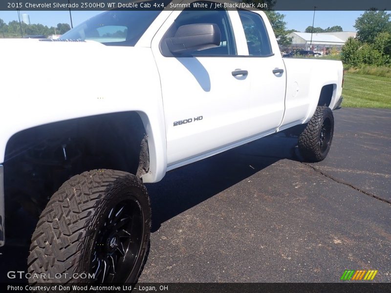Summit White / Jet Black/Dark Ash 2015 Chevrolet Silverado 2500HD WT Double Cab 4x4