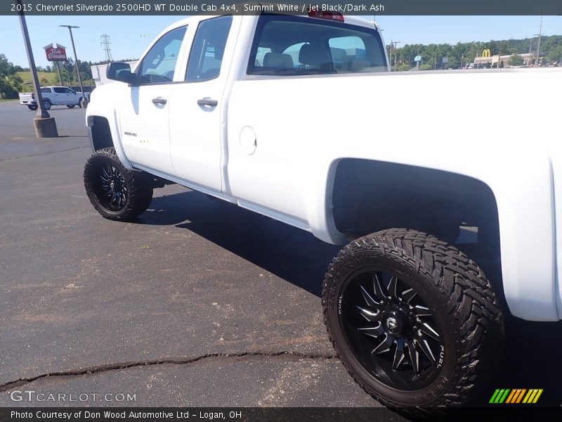 Summit White / Jet Black/Dark Ash 2015 Chevrolet Silverado 2500HD WT Double Cab 4x4