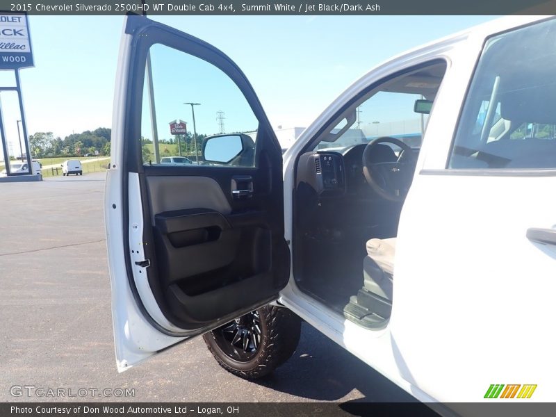 Summit White / Jet Black/Dark Ash 2015 Chevrolet Silverado 2500HD WT Double Cab 4x4