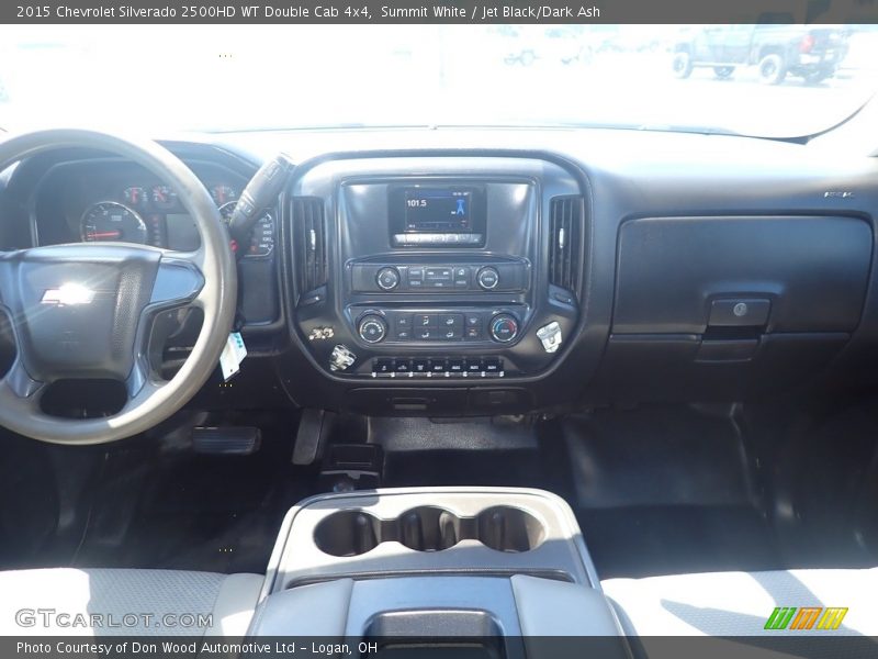 Summit White / Jet Black/Dark Ash 2015 Chevrolet Silverado 2500HD WT Double Cab 4x4