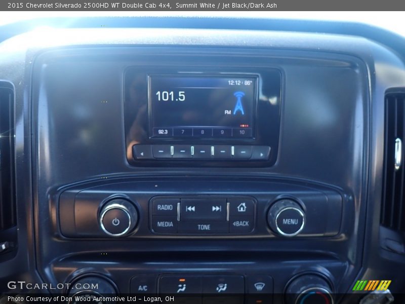 Summit White / Jet Black/Dark Ash 2015 Chevrolet Silverado 2500HD WT Double Cab 4x4